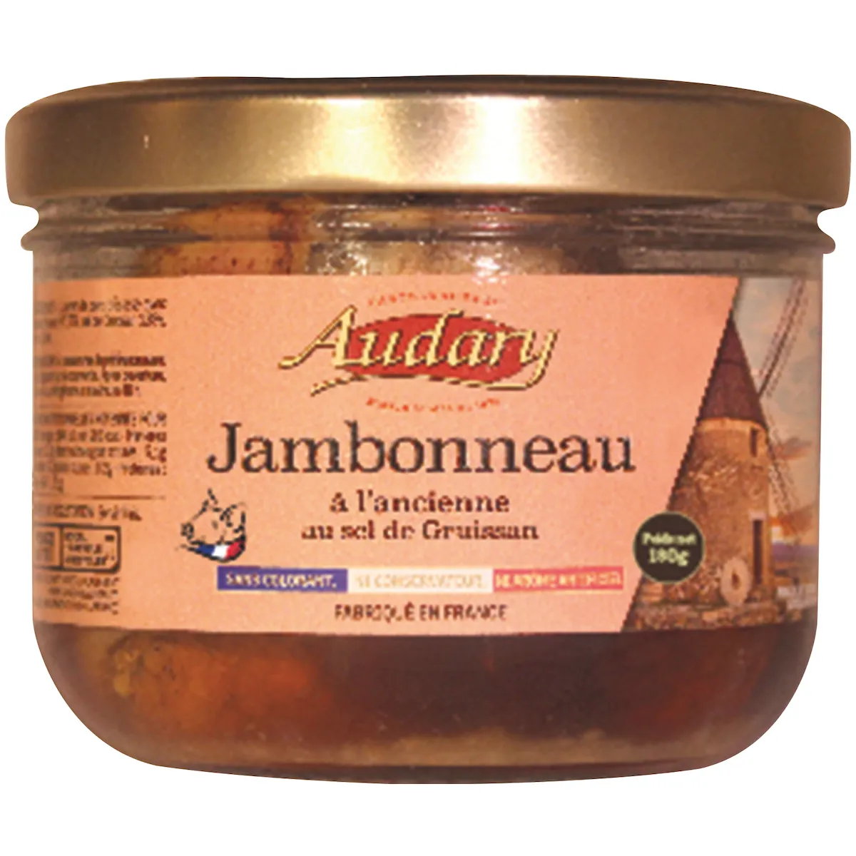 JAMBONNEAU A L'ANCIENNE AU SEL DE GRUISSAN BOCAL 23 CL