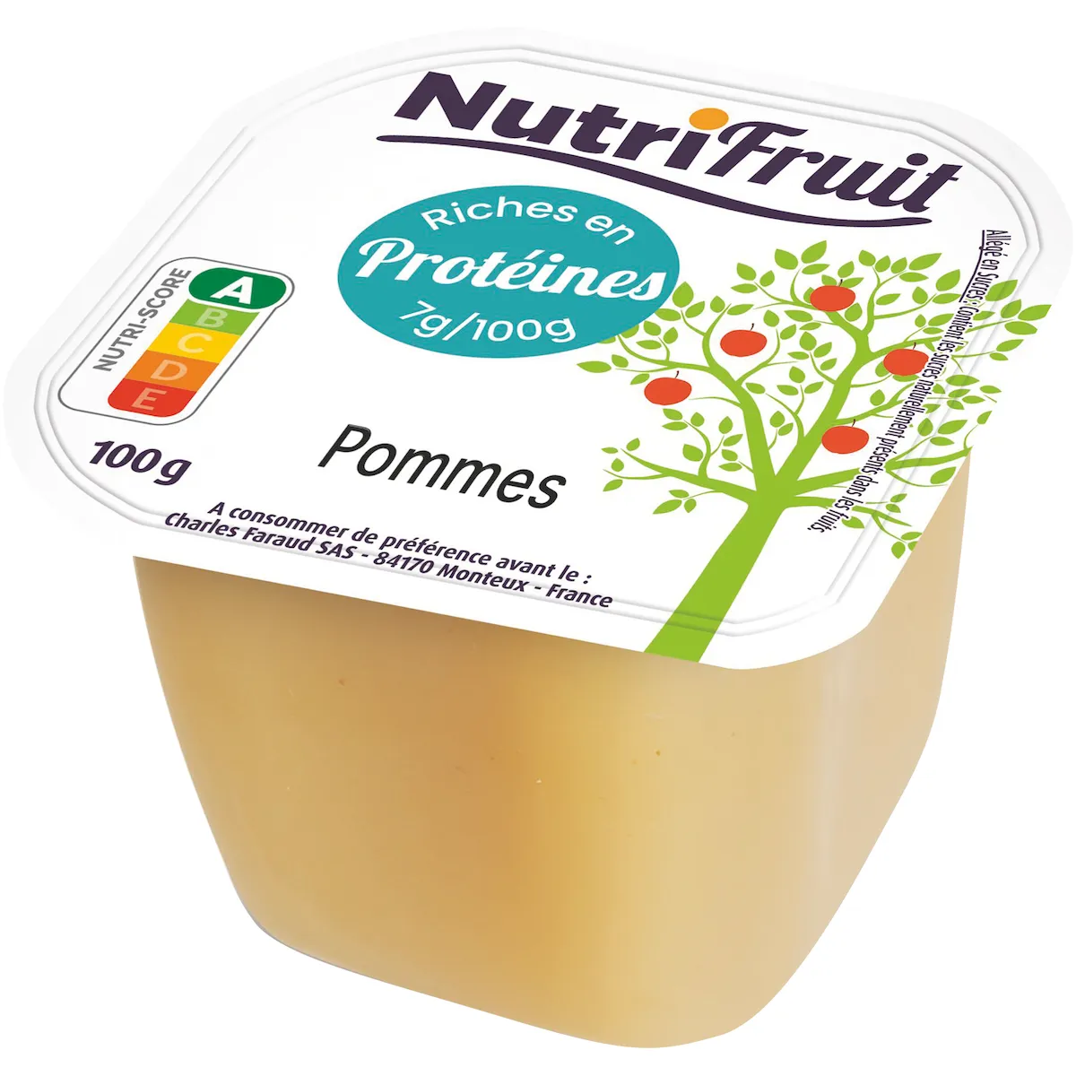 COMPOTE POMME PROTEINE 100G