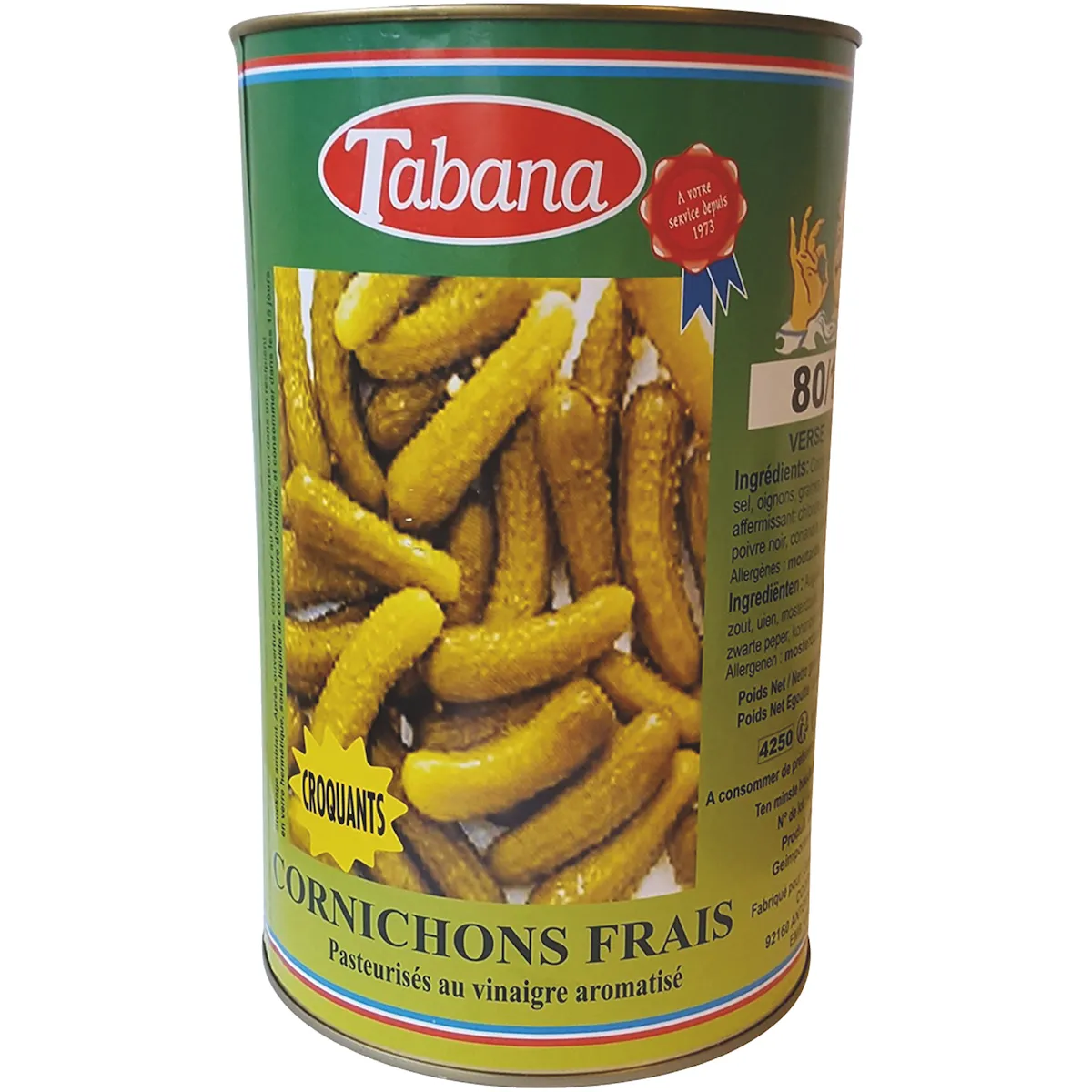CORNICHONS VIN. CAL 80/120 - 5/1