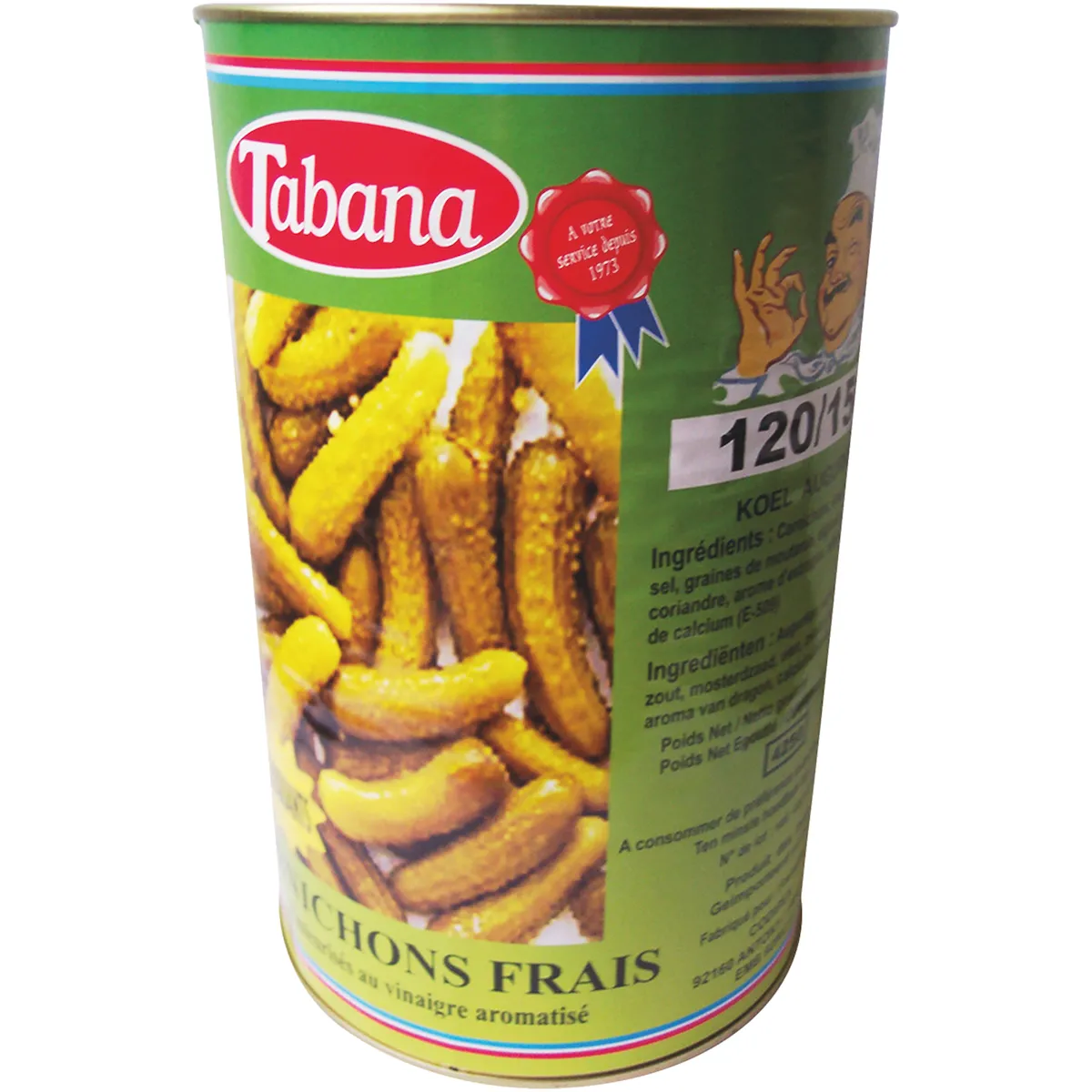 CORNICHONS VIN. CAL 120/150 - 5/1