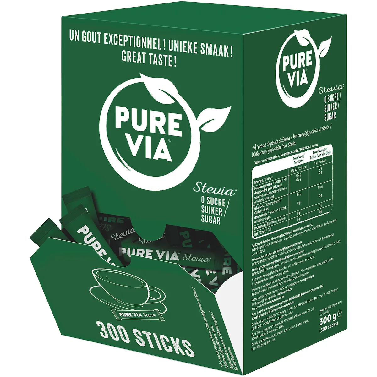 PURE VIA BOITE DE 300 STICKS