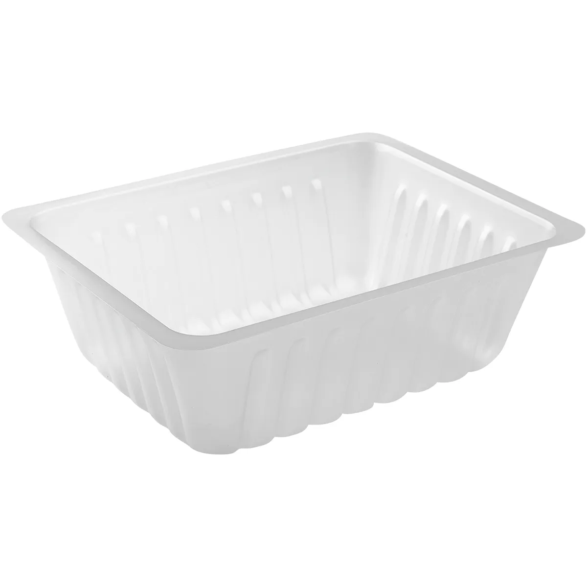 BARQUETTES TRANSLUCIDES (PS) 500CC - FOND PLAT -  CAISSIPACK - SCT:250