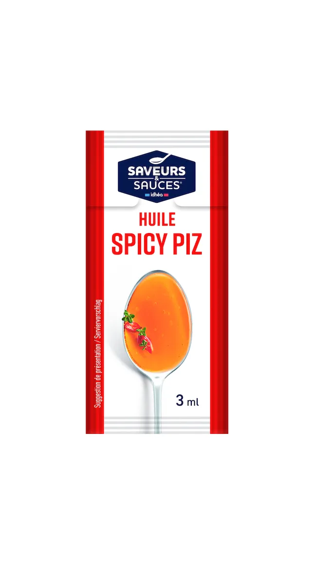 DOSETTES  D'HUILE SPICY'PIZ 1000X3ML