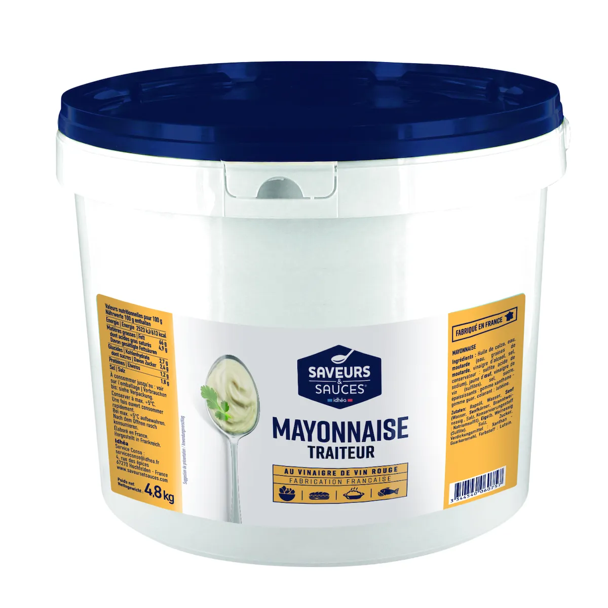 MAYONNAISE TRAITEUR SEAU 4.7KG