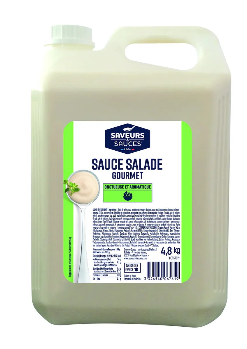 SAUCE SALADE GOUMET - BIDON DE 4,8KG