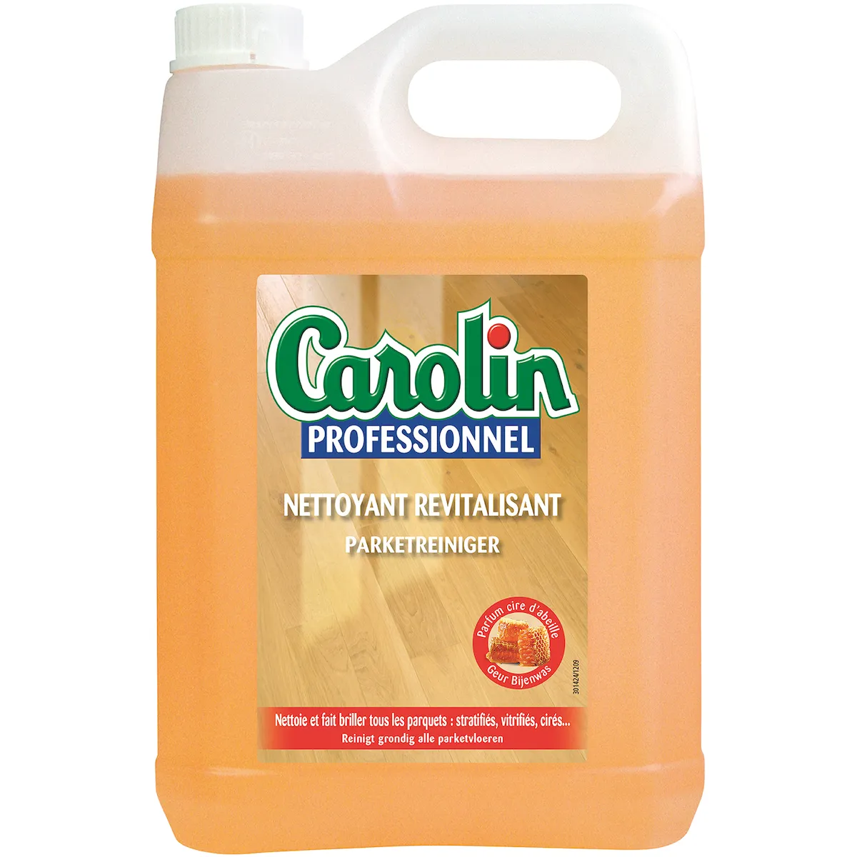 DÉTERGENT REVITALISANT POUR PARQUETS - CAROLIN - BIDON DE 5L