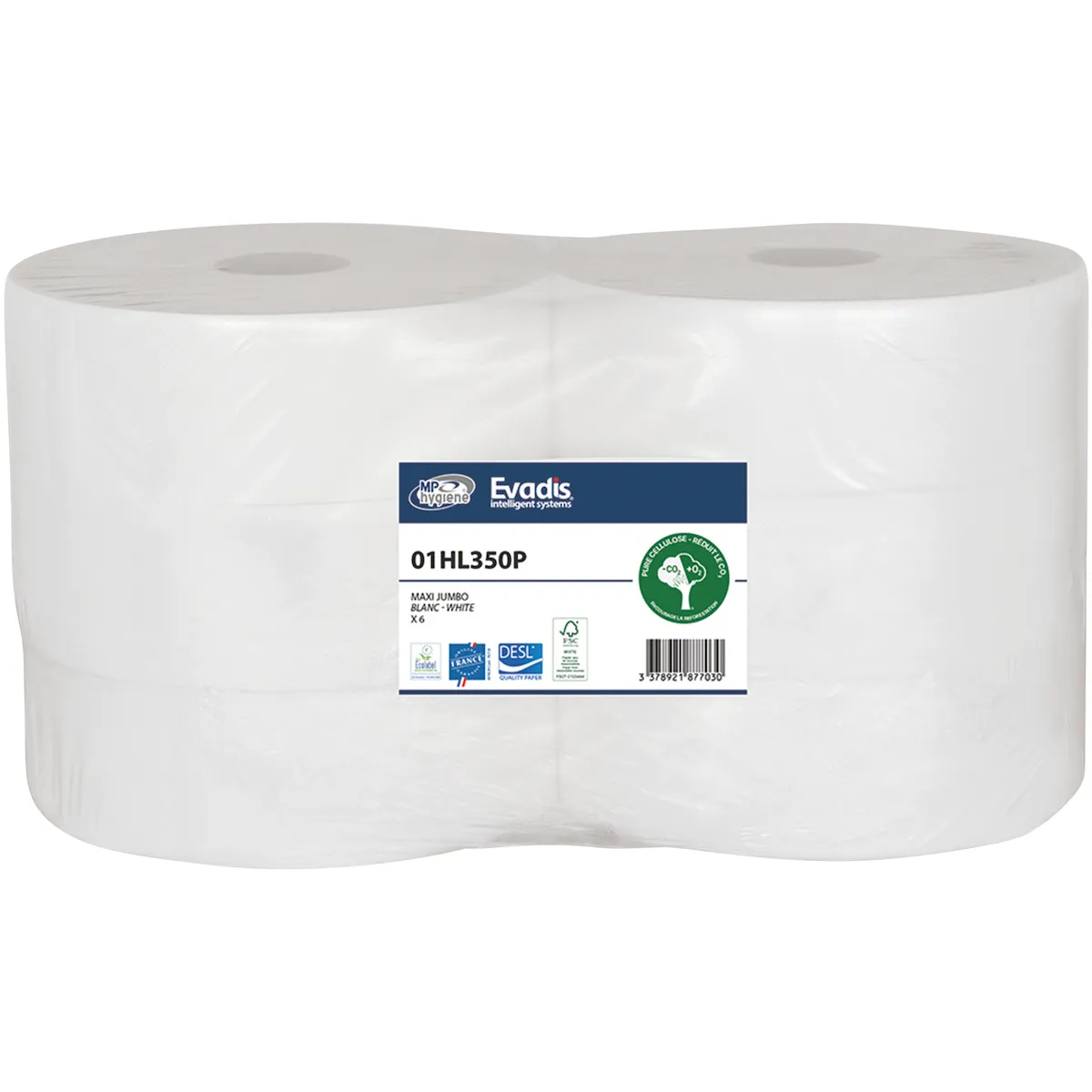 MAXI JUMBO BLANC 350M - 6RLX