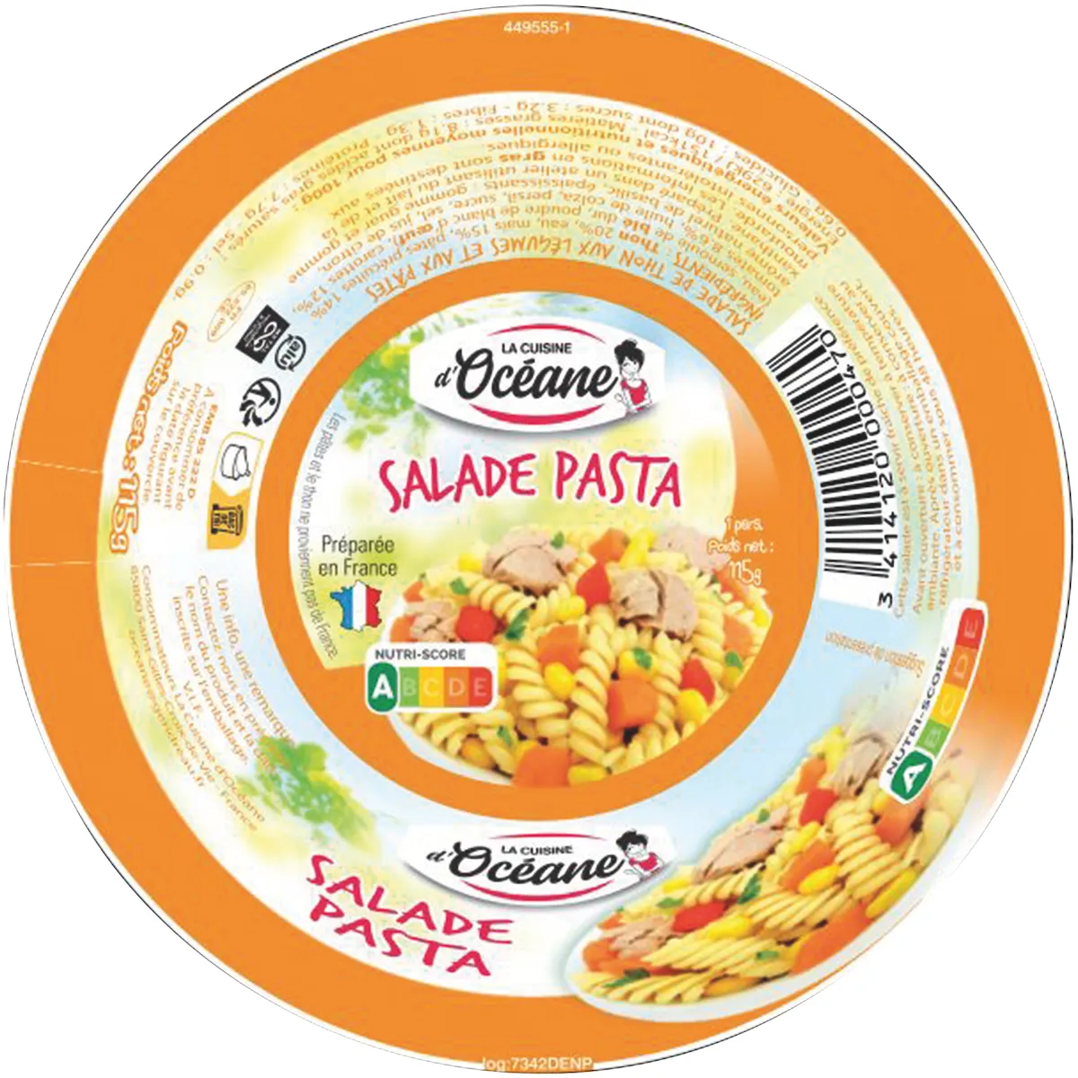 SALADE PASTA AU THON - 115G
