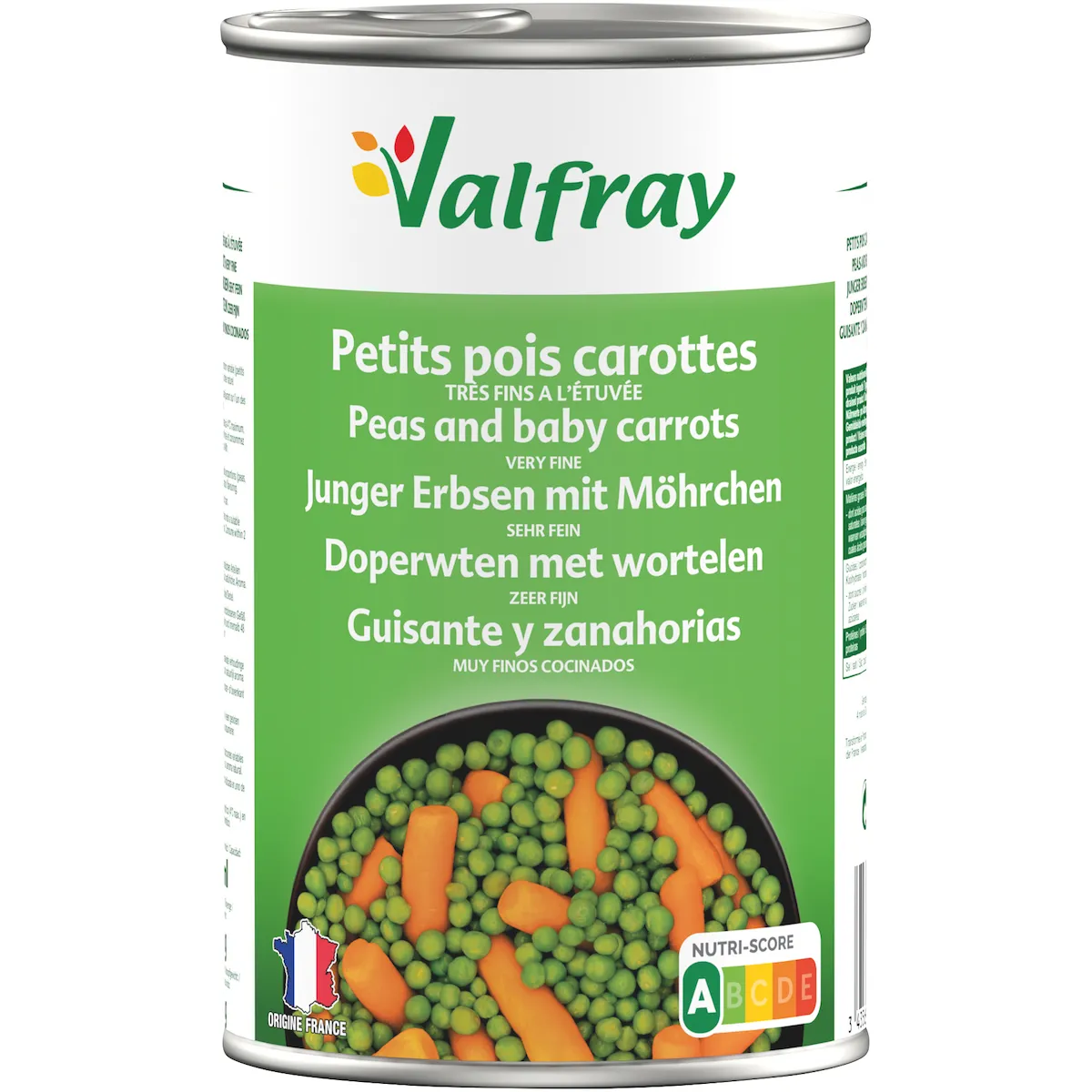 POIS TRES FINS CAROTTES ETUVEE 5/1