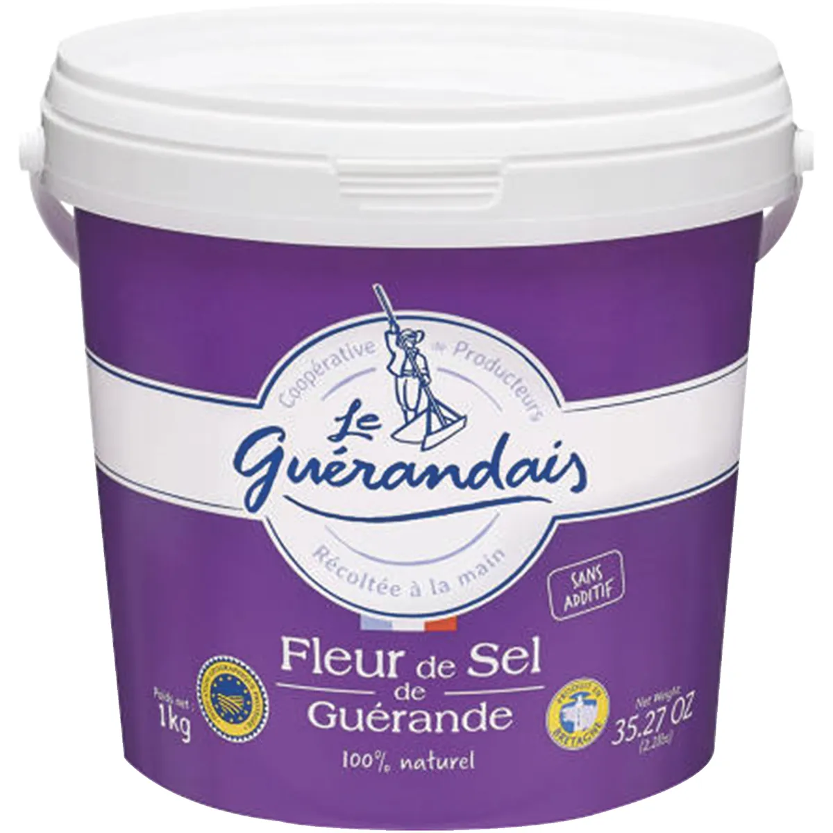FLEUR DE SEL TRADITION SEAU 1 KG IGP