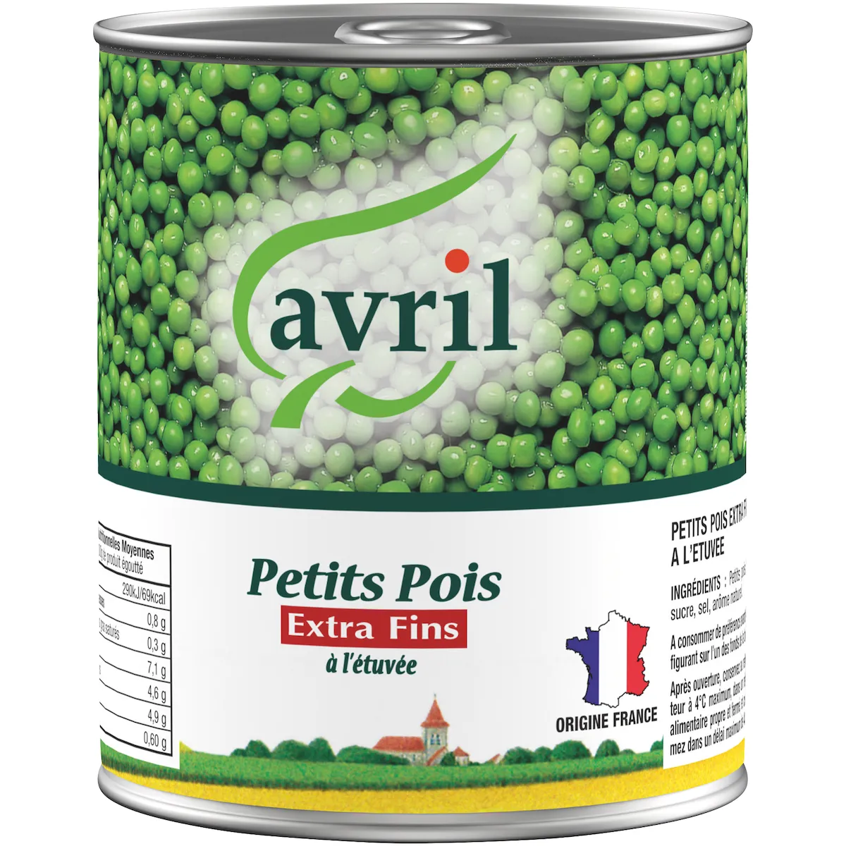 PETITS POIS EXTRA FINS ETUVEE BTE 4/4 OF