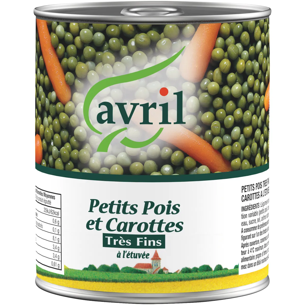 PETITS POIS TRES FINS CAROTTES BTE 4/4 OF