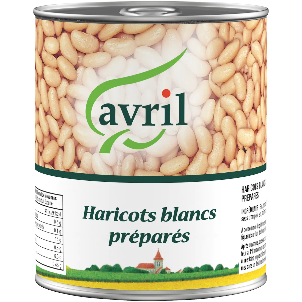 HARICOTS BLANCS PREPARES BTE 4/4 OF