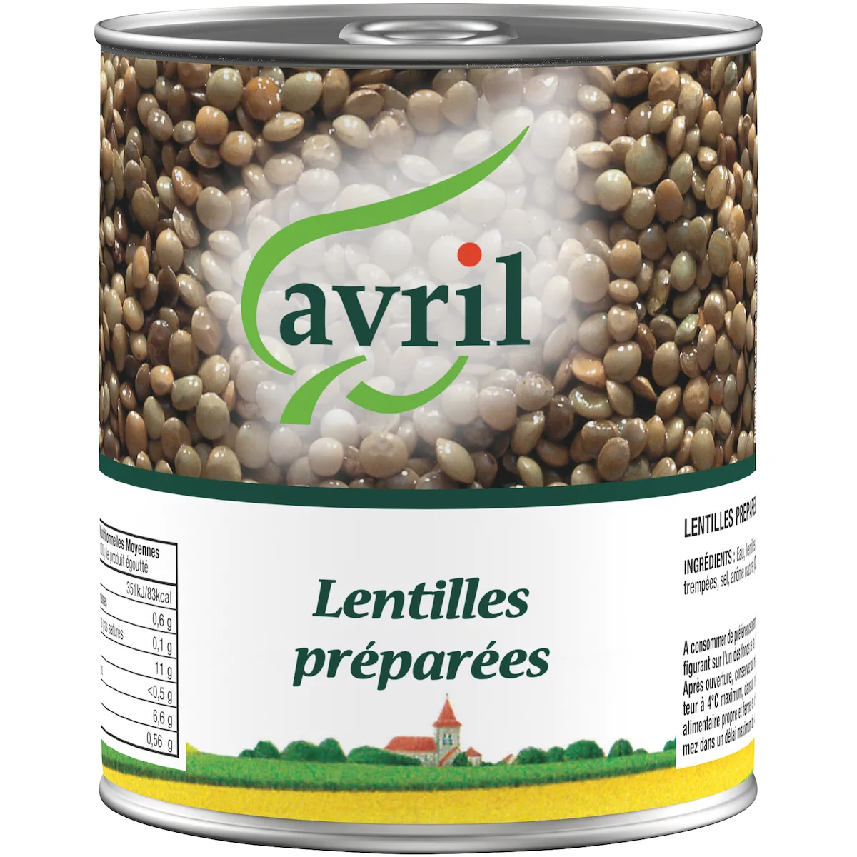 LENTILLES BTE 4/4 OF
