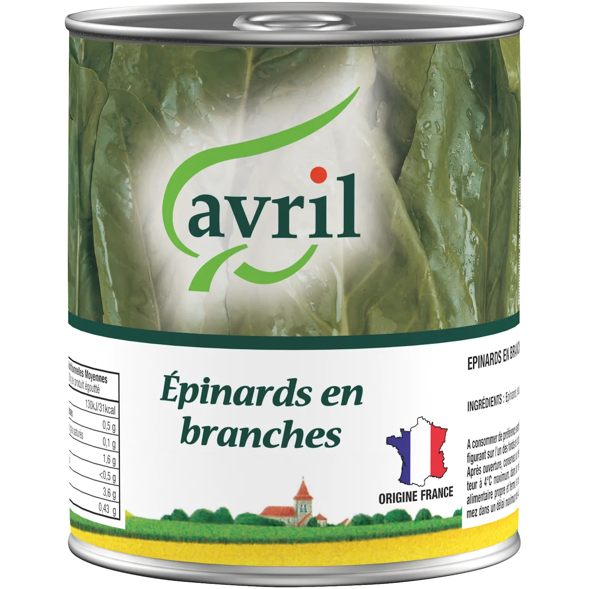 EPINARDS BRANCHES BTE 4/4 OF