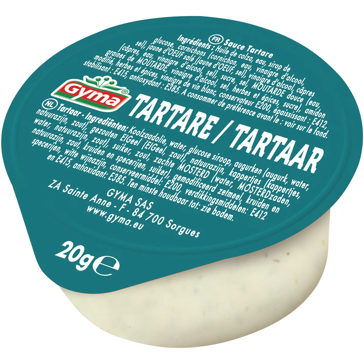 SAUCE TARTARE CUP DE 20G CARTON DE 216