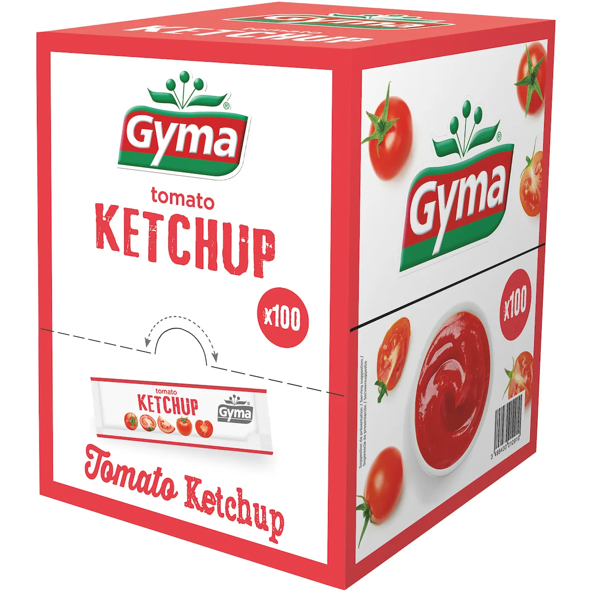 TOMATO KETCHUP 10G  - BOITE DISTRIBUTRICE DE 100 STICKS
