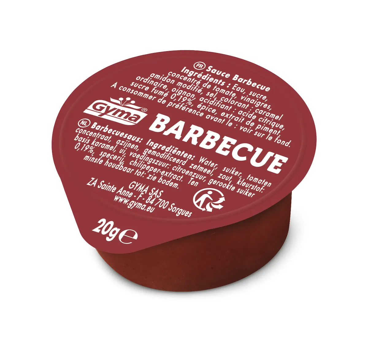 SAUCE BARBECUE 20G - CARTON DE 216