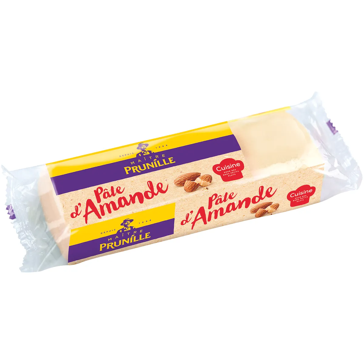 PATE D'AMANDE 33% BLANCHE - BARQUETTE 250G