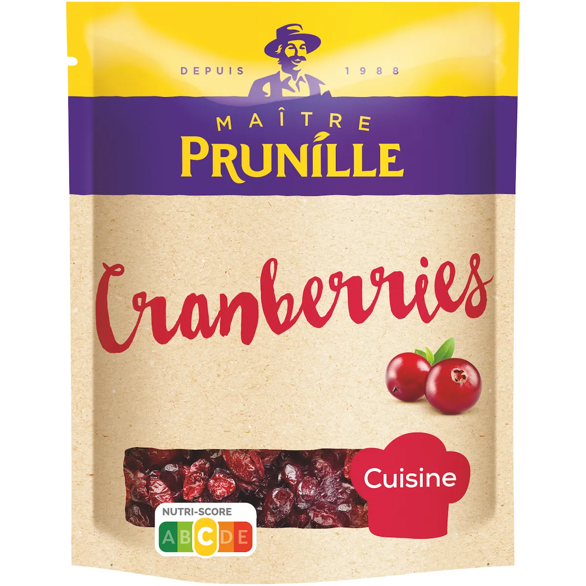 CRANBERRIES MORCEAUX EXTRA 250G