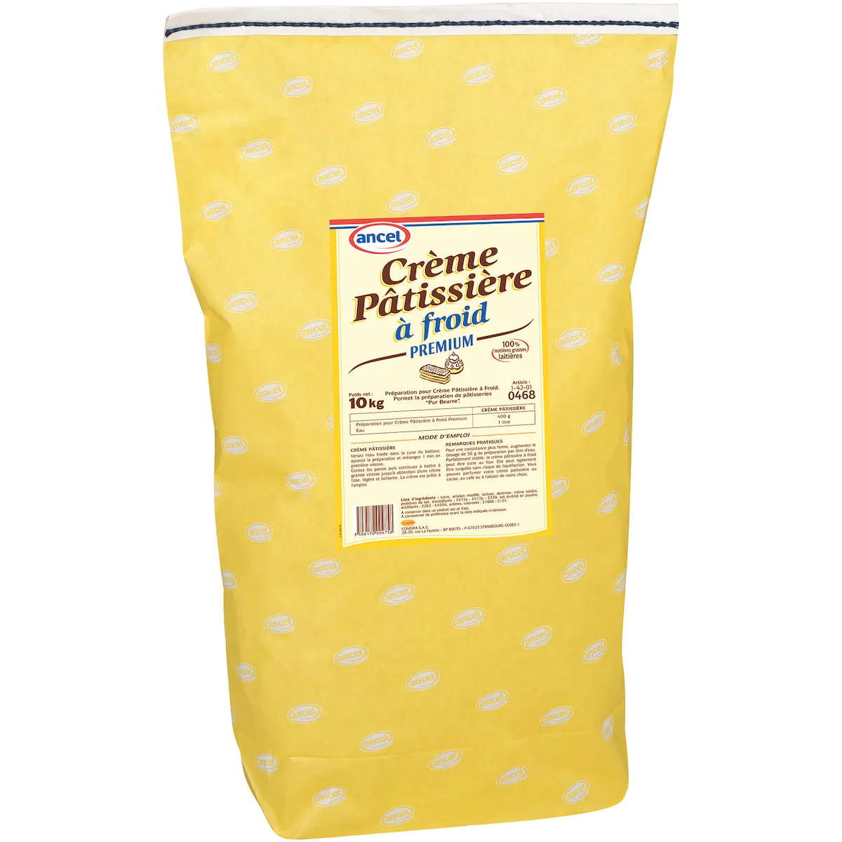 PREPARATION POUR CREME PATISSIERE A FROID PREMIUM SAC 10KG