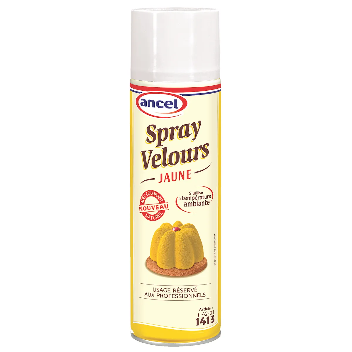 SPRAY VELOURS JAUNE AEROSOL 0,5L
