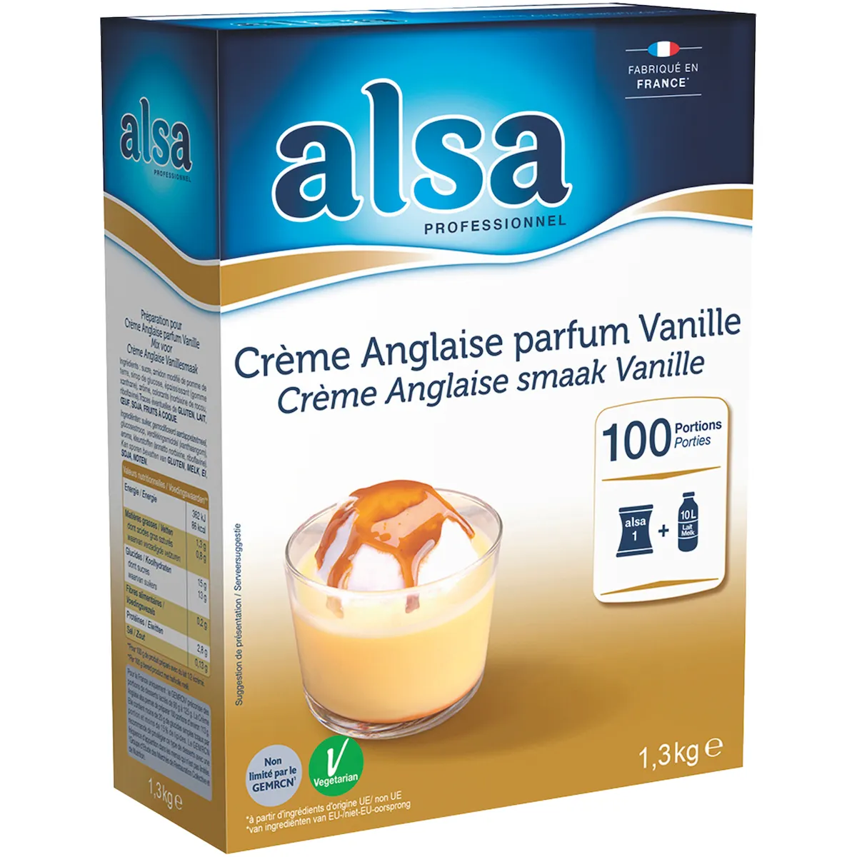 CREME ANGLAISE EXPRESS ETUI DE 1,3KG