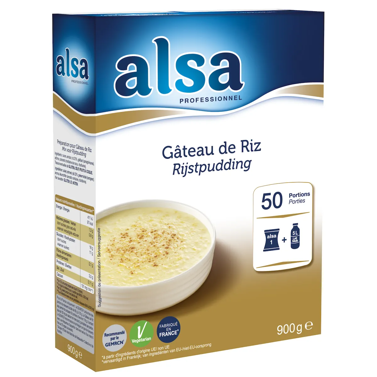 GATEAU DE RIZ ETUI DE 900GR 50 PORTIONS
