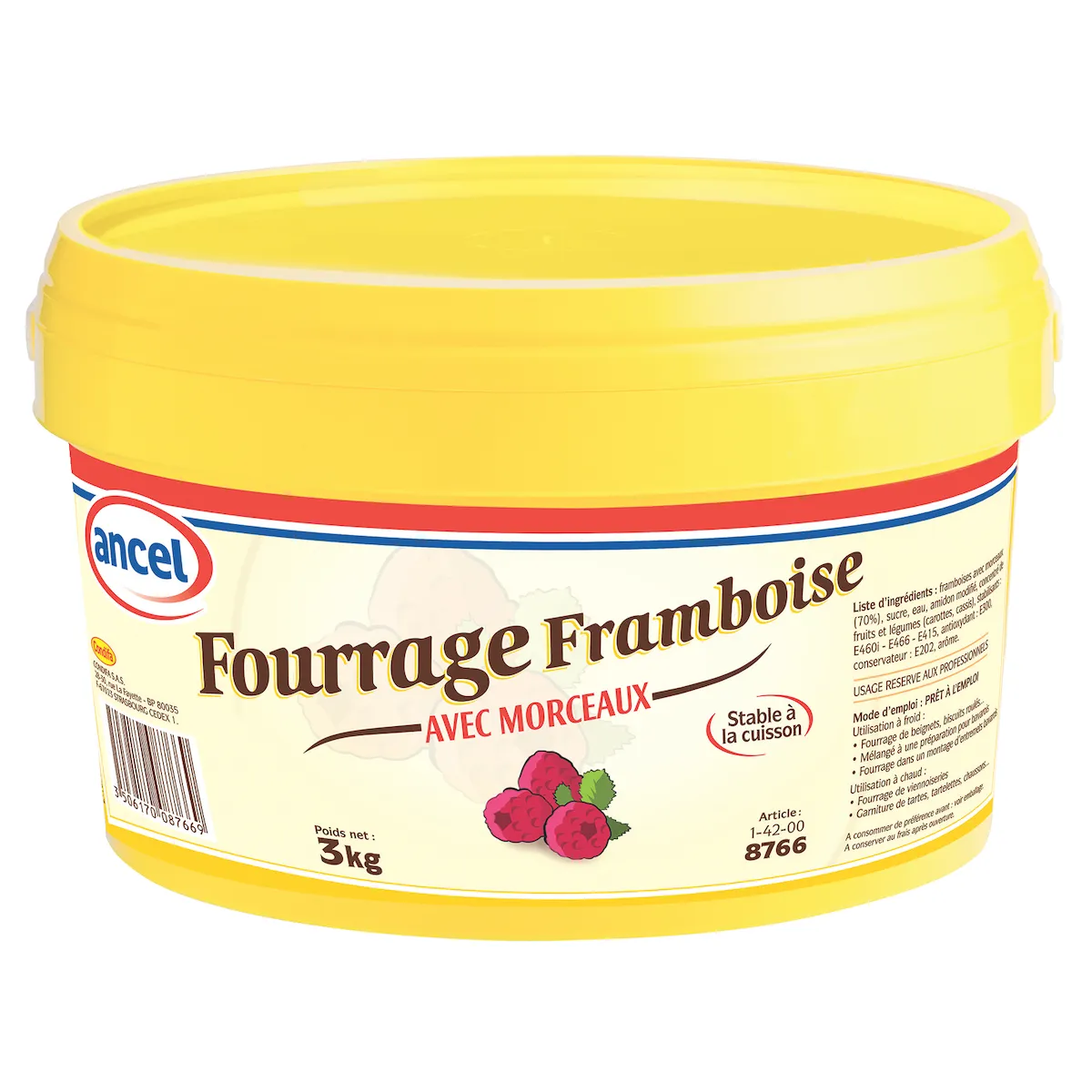 FOURRAGE FRAMBOISE SEAU 3KG