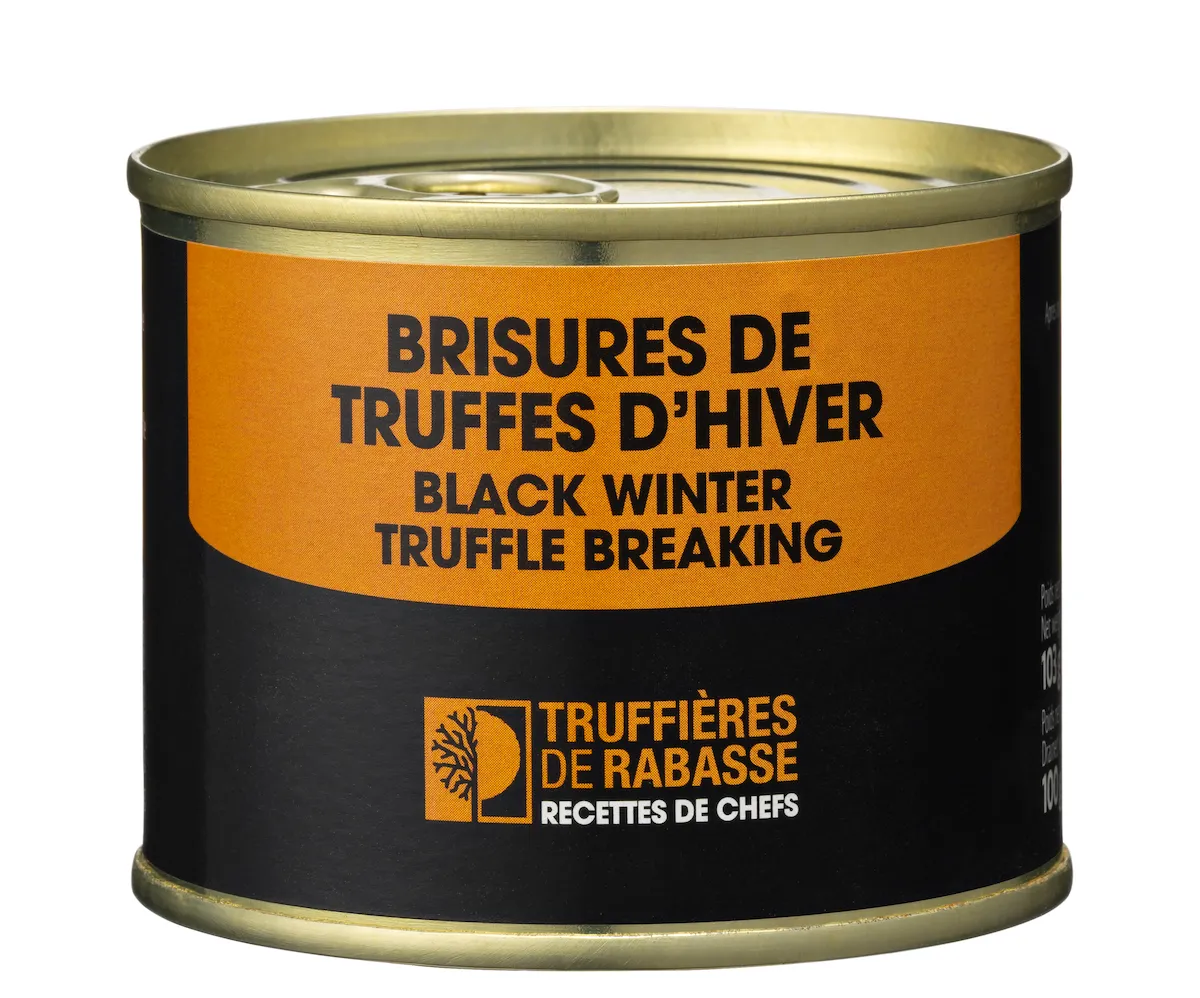 BRISURES DE TRUFFES D HIVER TUBER MELANOSPORUM & BRUMALE BOITE 103G