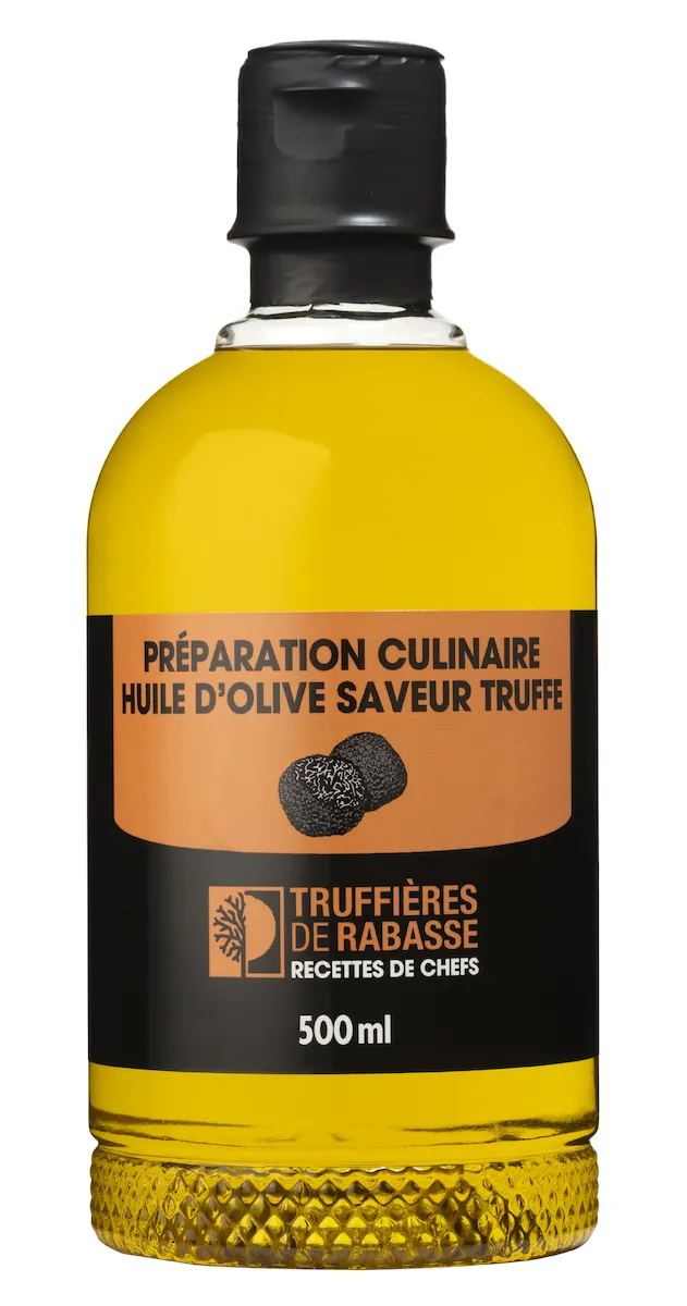HUILE D OLIVE 99% SAVEUR TRUFFE AROME NATUREL BOUTEILLE PET 500ML