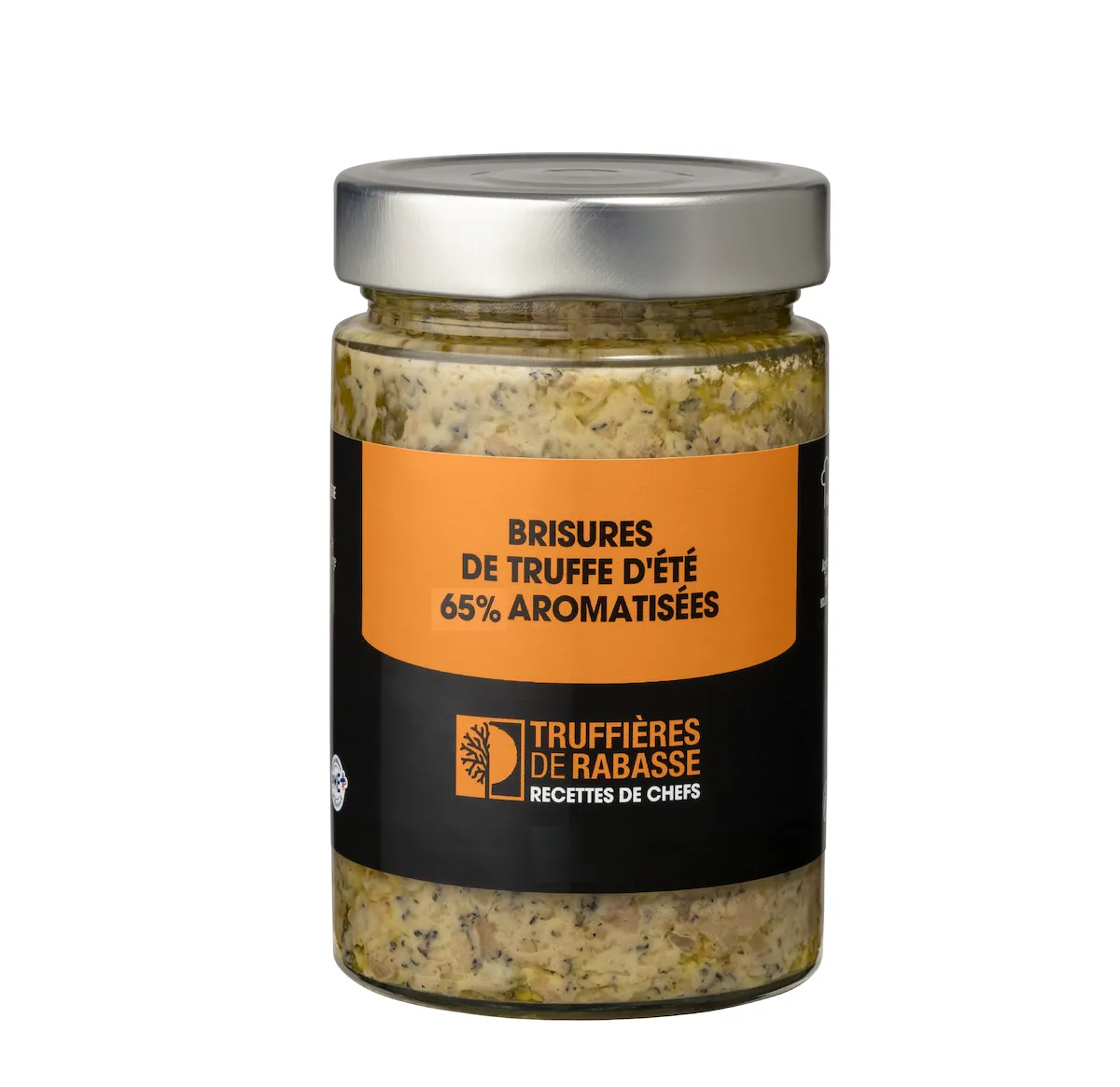 BRISURES DE TRUFFE D ETE TUBER AESTIVUM 65% HUILE D OLIVE POT 400G