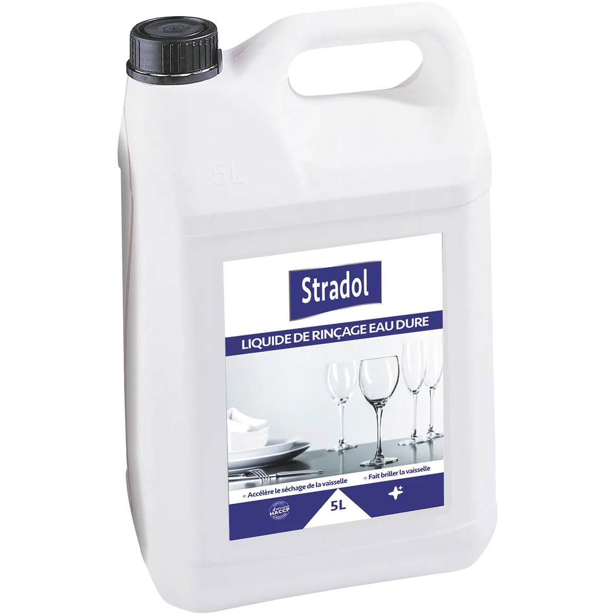 LIQUIDE DE RINÇAGE VAISSELLE TOUTES EAUX - BIDON DE 5L