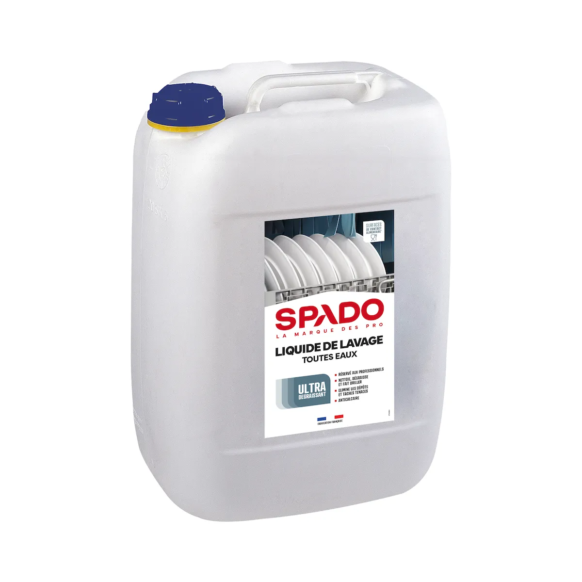 SPADO PRO CUISINE LIQUIDE DE LAVAGE TOUTES EAUX 25KG