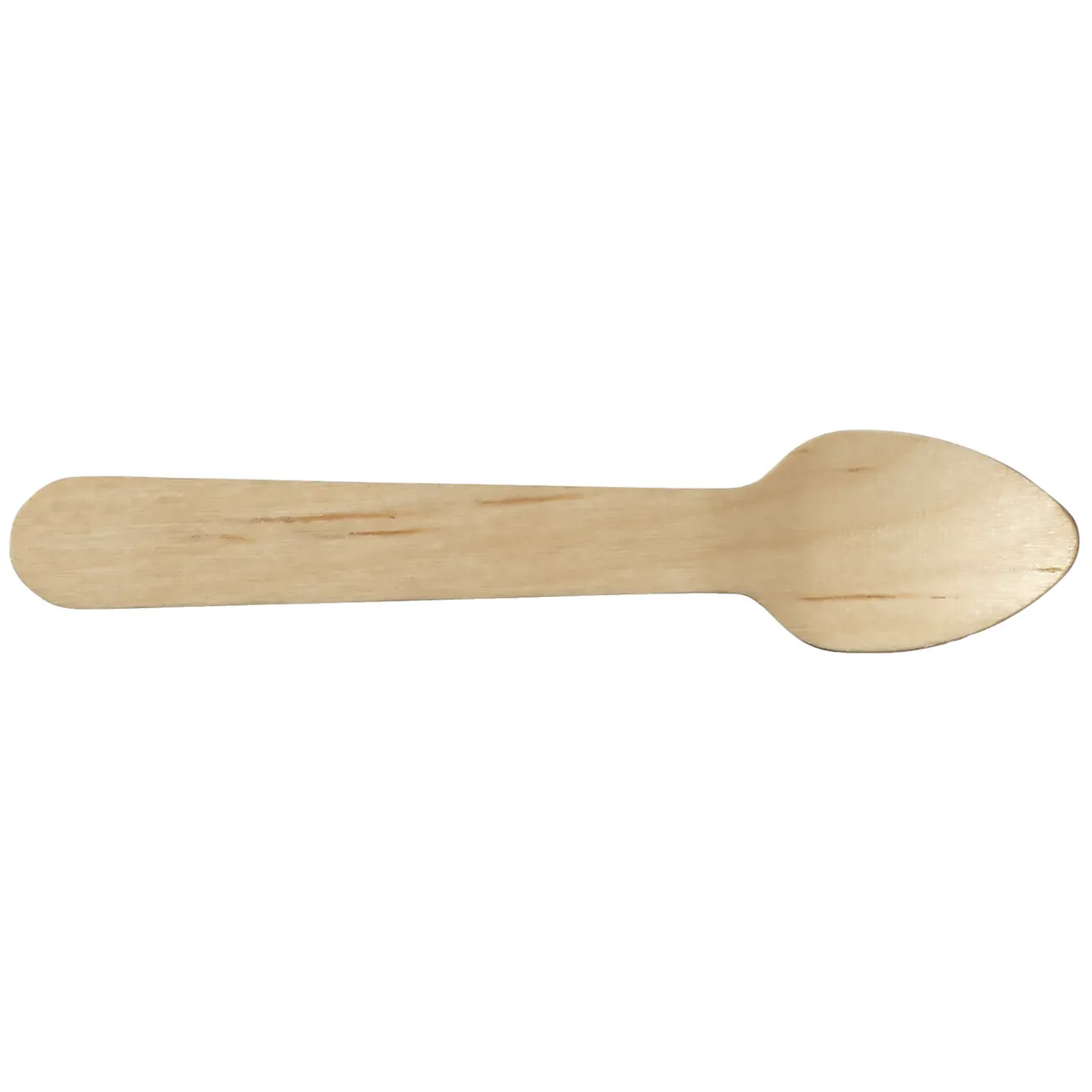 MINI CUILLERE BOIS 9,5CM - PAQUET DE 100
