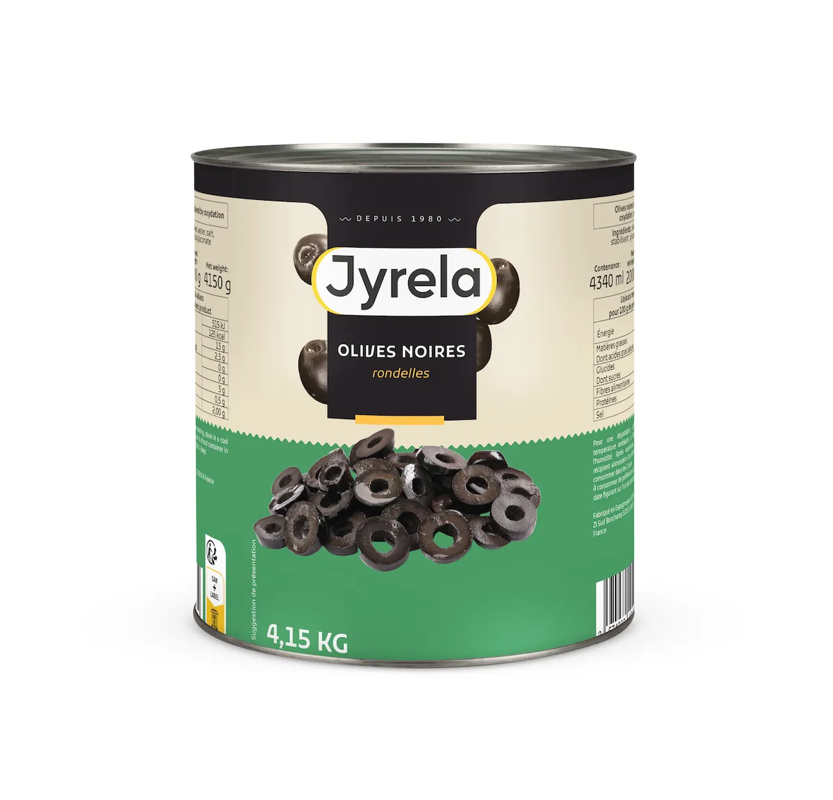 OLIVE NOIRE RONDELLE 5/1