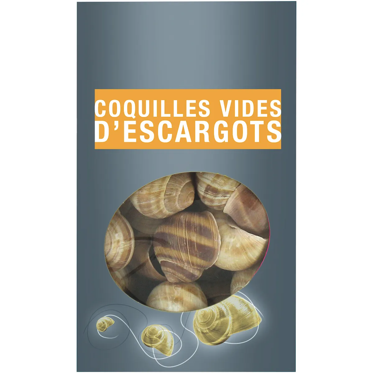 COQUILLES D'ESCARGOTS BELLE GROSSEUR BOITE 1/2 ETUI