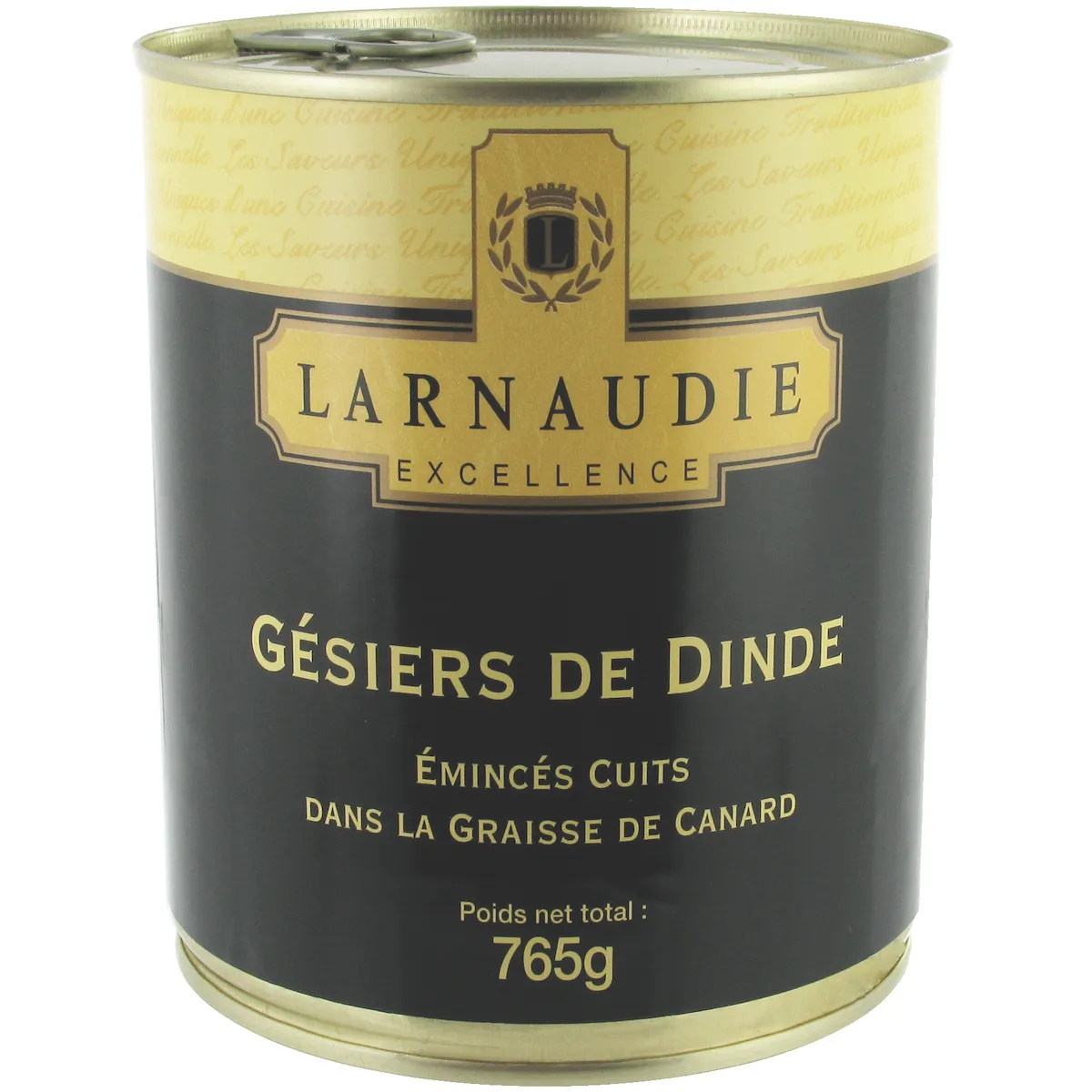 GESIERS DE DINDE EMINCES CUITS A LA GRAISSE DE CANARD 4/4