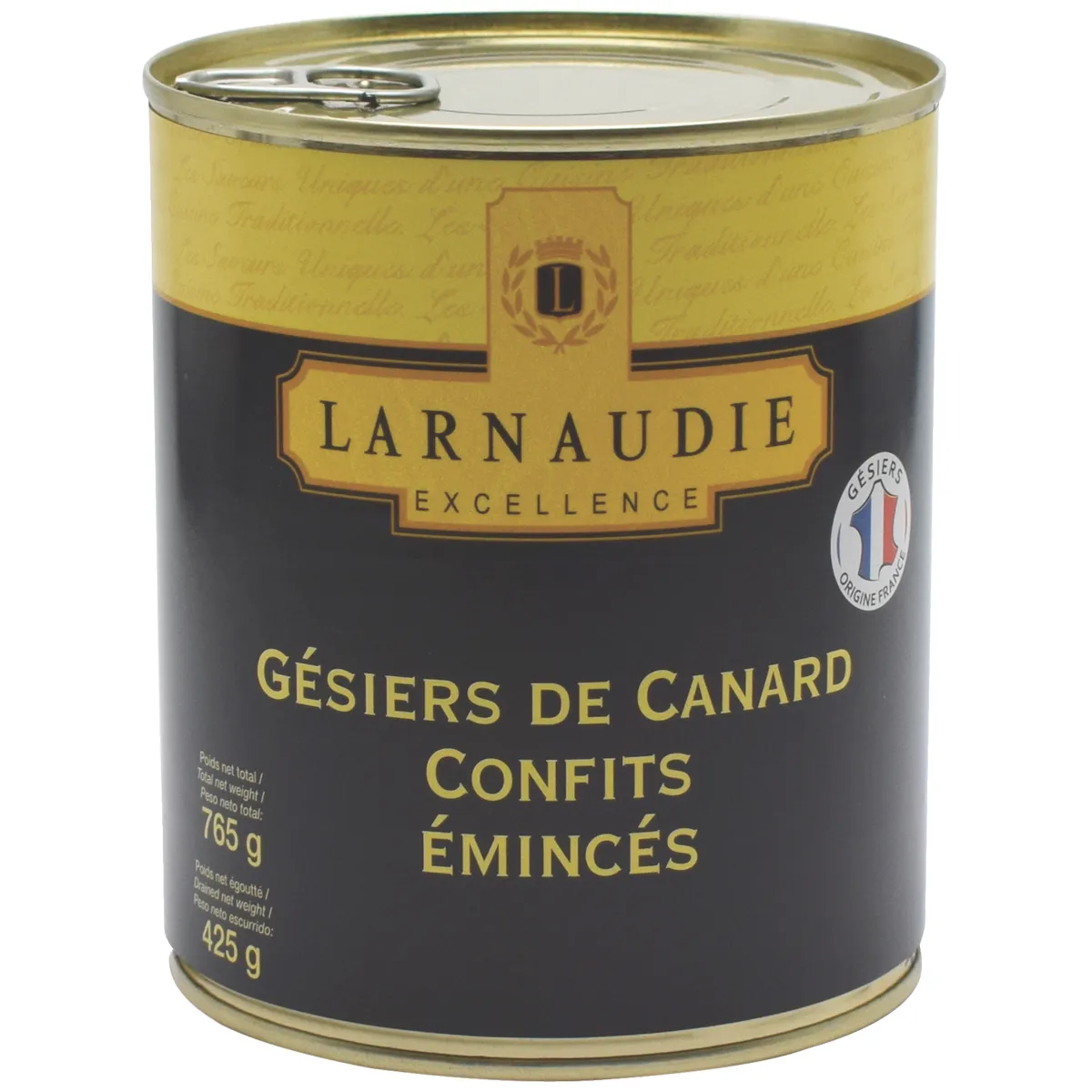 GESIERS DE CANARD CONFITS EMINCES 4/4