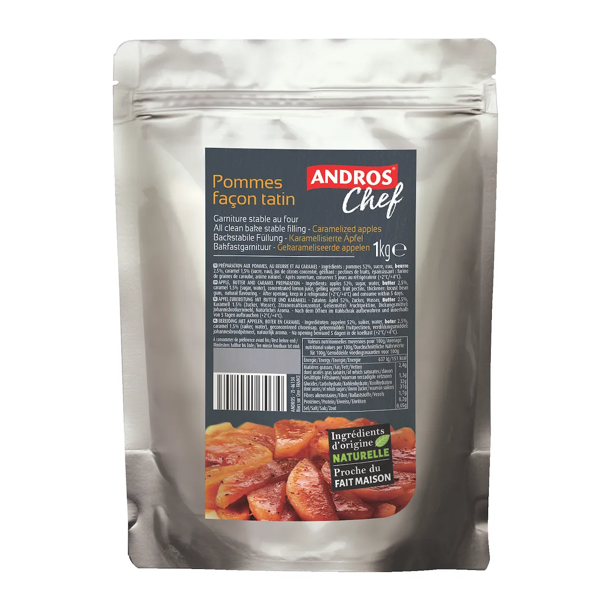 GARNITURE POMME CARAMEL 1KG