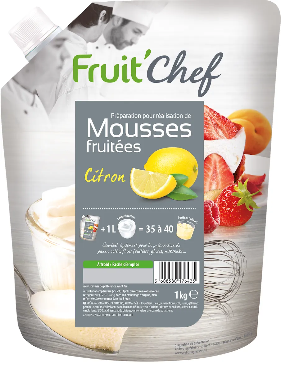 PREPARATION POUR MOUSSES CITRON 1KG