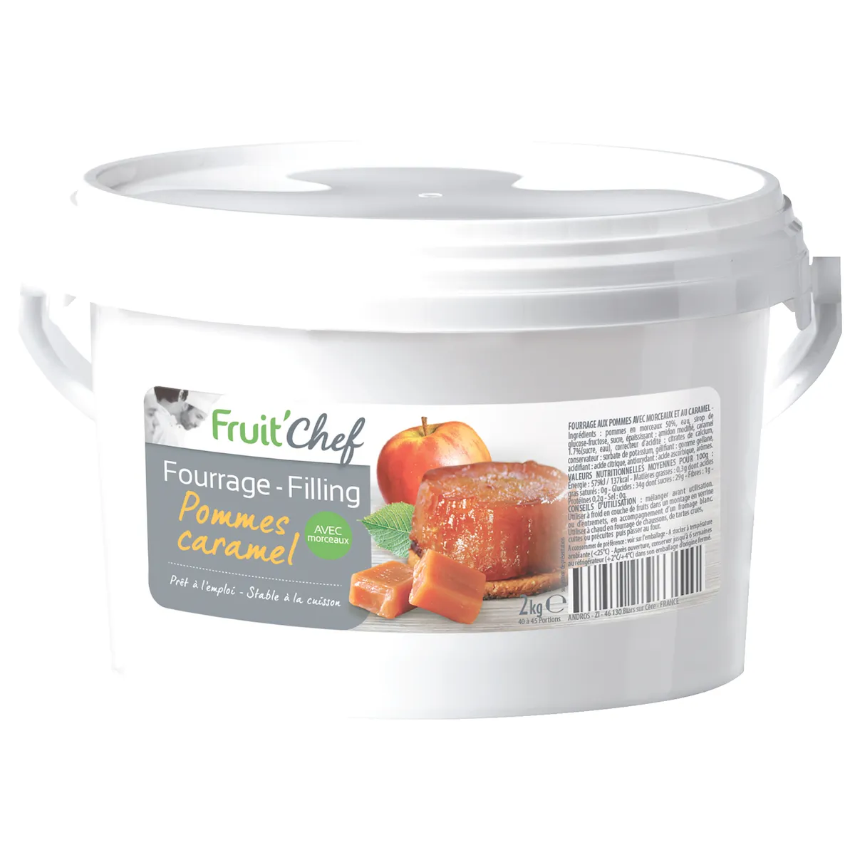 FOURRAGE POMMES CARAMEL - SEAU DE 2KG