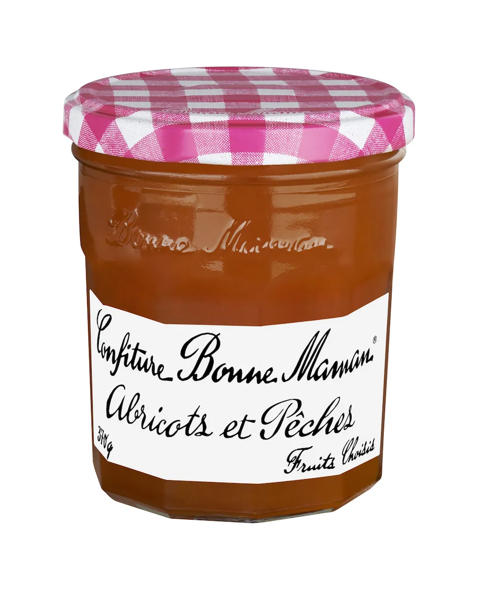 CONFITURE ABRICOTS ET PECHES POT 370G
