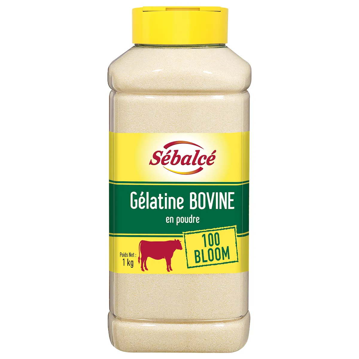 GELATINE BOVINE EN POUDRE 100 BLOOM BOITE 1KG