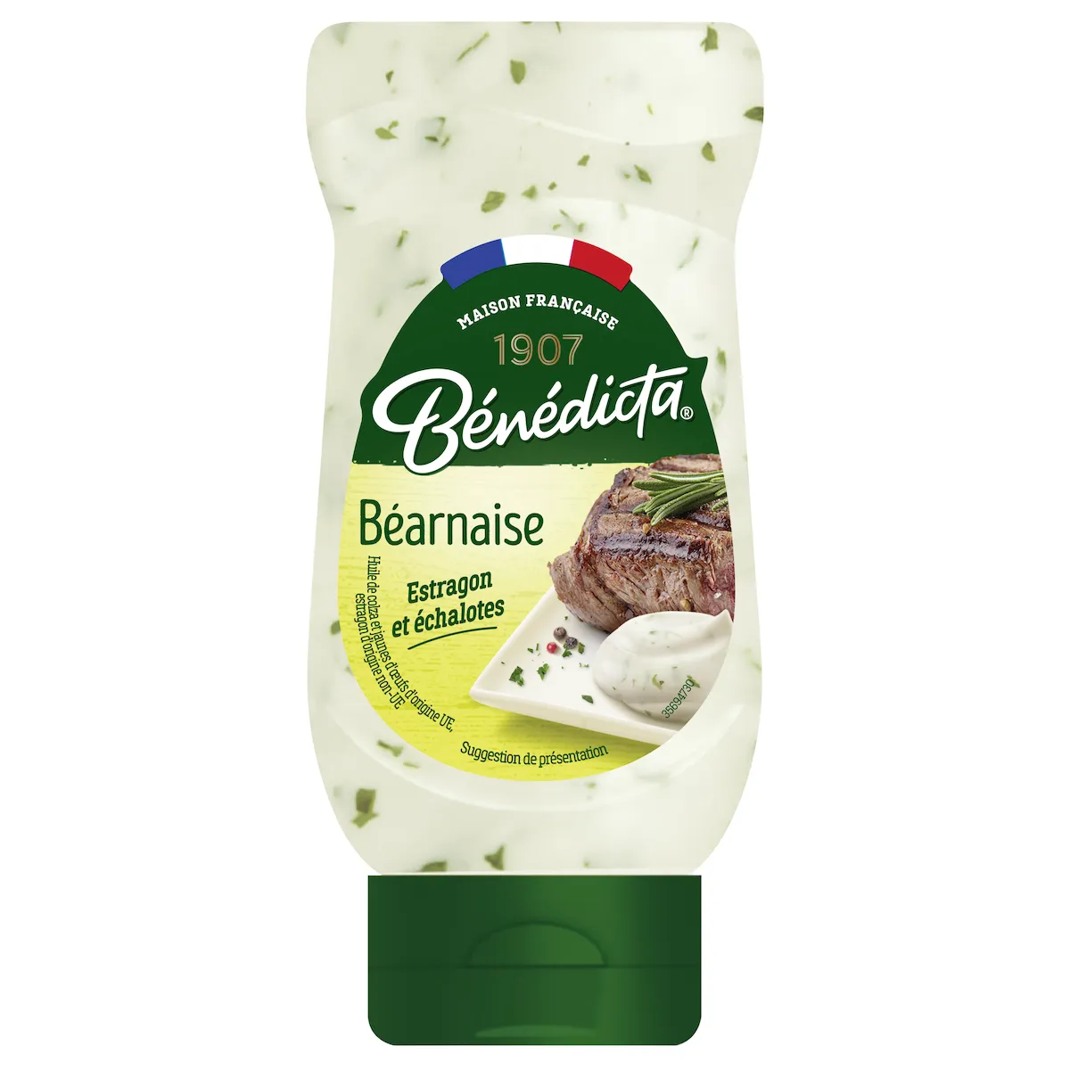 SAUCE DE VARIETE BEARNAISE-FLACON SOUPLE TOP DOWN 235G
