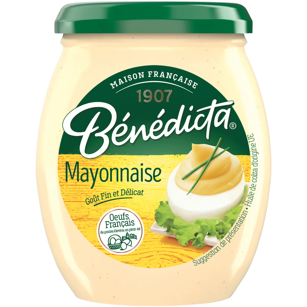 MAYONNAISE NATURE - BOCAL DE 255G
