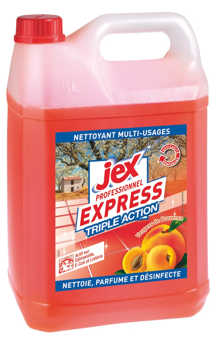 JEX PROFESSIONNEL DÉSINFECTANT TRIPLE ACTION VERGERS DE PROVENCE