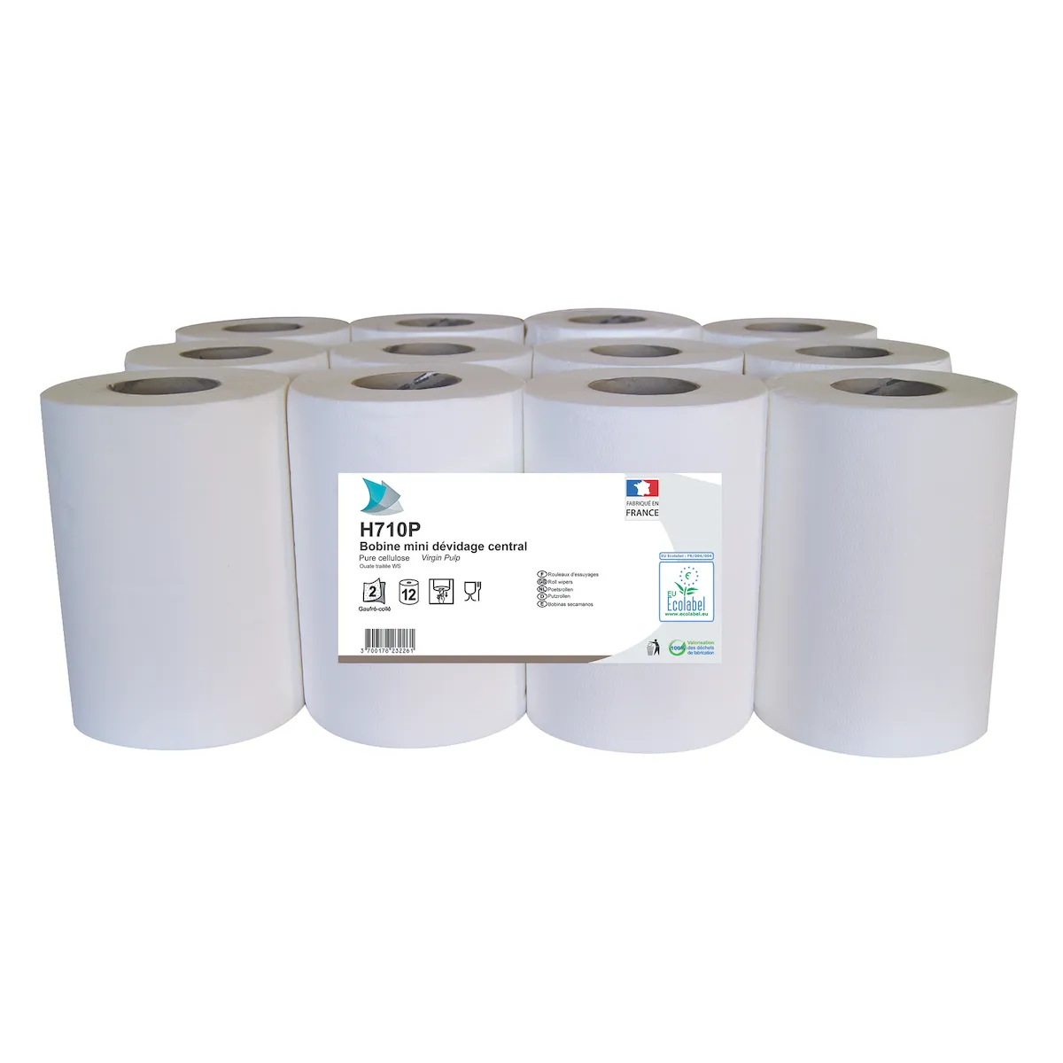 ESSUIE-MAINS  PURE PATE BLANCHE GAUFREE COLLEE DC ECOLABEL 200 FMTS-PACK 12 RLX