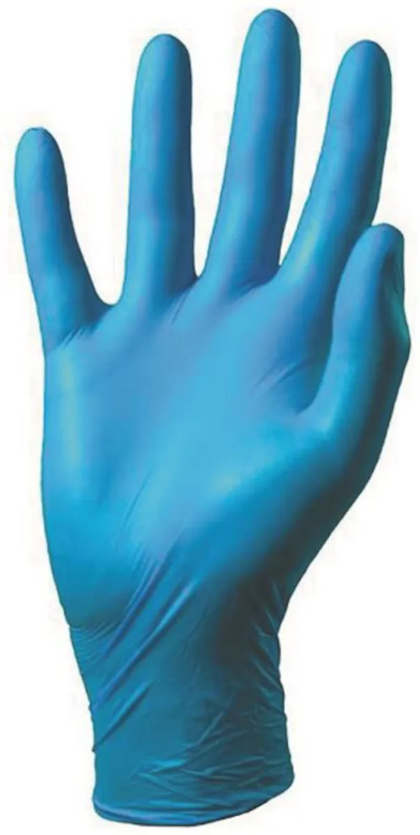 GANT NITRILE ESSENTIAL SANS POUDRE - DM CLASSE I - EPI CAT III - BLEU (S)