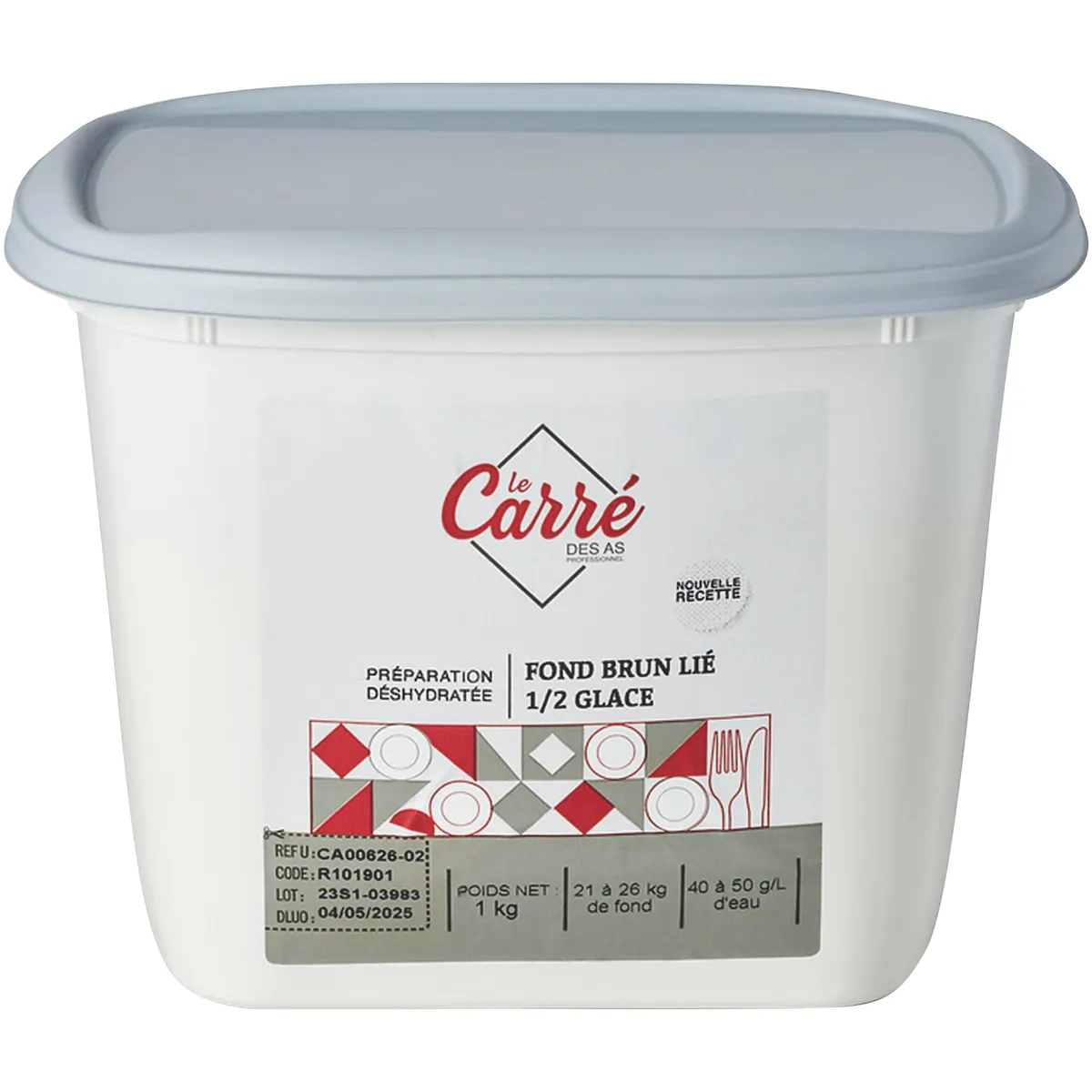FOND BRUN LIE C AS - POT 1KG